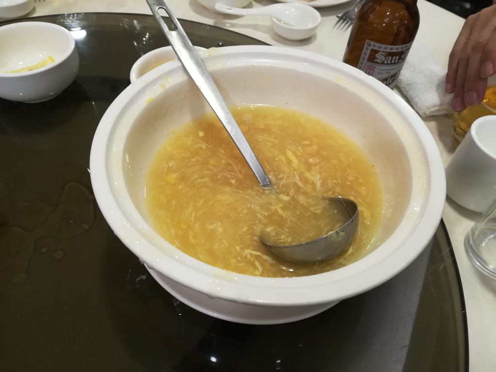 カニコーンスープ